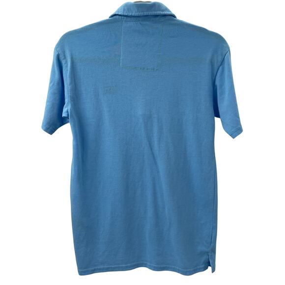 Aviator Nation Polo Shirt Sky Blue Men’s XS - Picture 7 of 7
